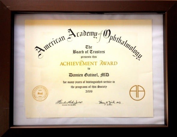 Achievement Award AAO 2006