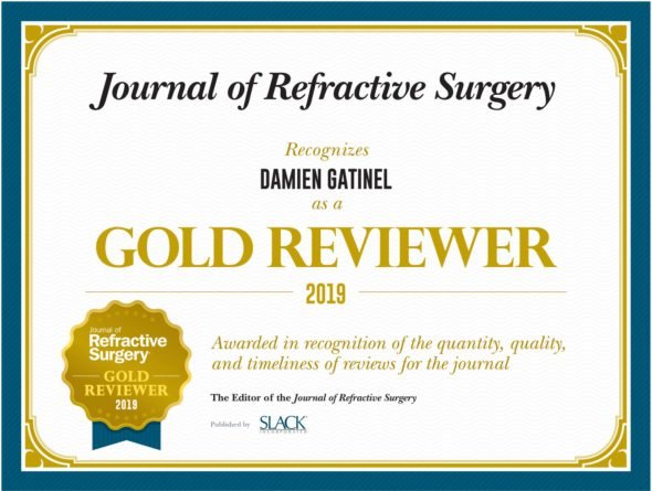 Gold Reviewer 2019