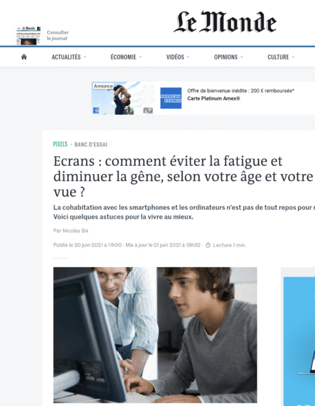 Le Monde - Écrans