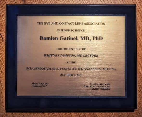 Whitney Sampson Lecture AAO 2022