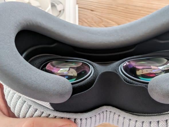 Système optique de l'Apple Vision Pro
