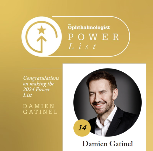Damien Gatinel Power List 2024 - Top 100 ophtalmologie mondiale