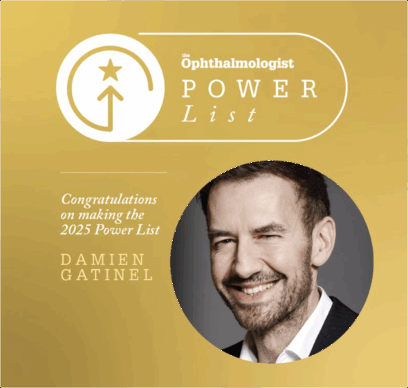 Damien Gatinel Power List 2025 - Top 10 mondial chirurgie cataracte et réfractive
